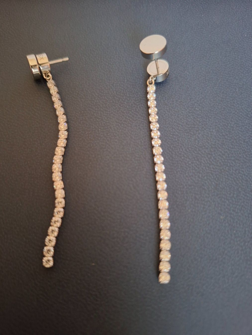 Energetix Orecchini pendenti & Orecchini a lobo: Longues boucles d’oreilles avec zircons – Nuovo (secondo la descrizione) da Savigny venduto da Isacefa 1