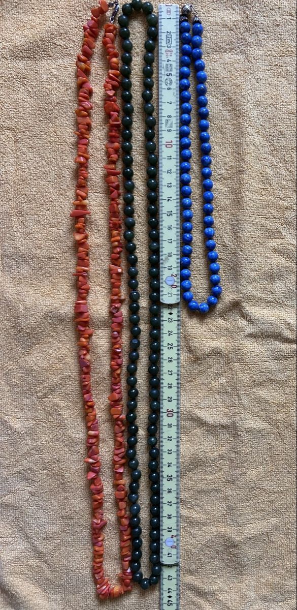 Sonstiger Schmuck: Drei Steinketten – Gebraucht aus Kriens von lay01 1
