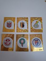 Lot 6 vignettes Panini FIFA World Cup 2026 brillantes