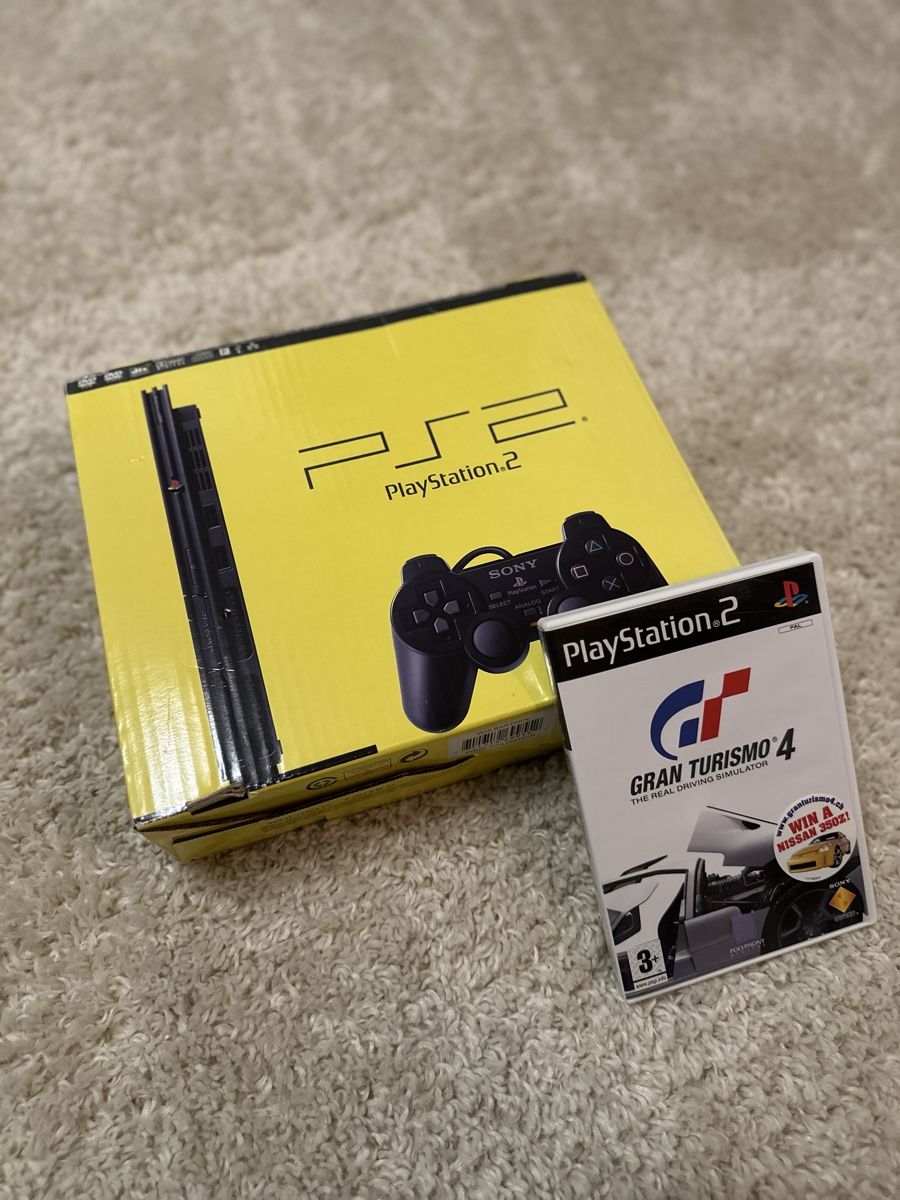 Sony Konsolen: PS2 Slim OVP + 1 game – Gebraucht aus La Tour-de-Trême von Amarokc_Game