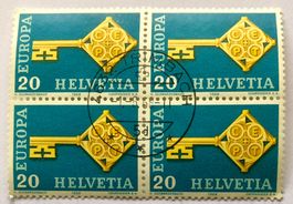 4er Block Nr.456 Stempelt Trimbach 1968   