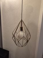 Hängeleuchte Drahtgitter Kupfer Design gebraucht