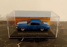 Chevrolet Chevelle SS 454 1970  1:43  neu mit Vitrine