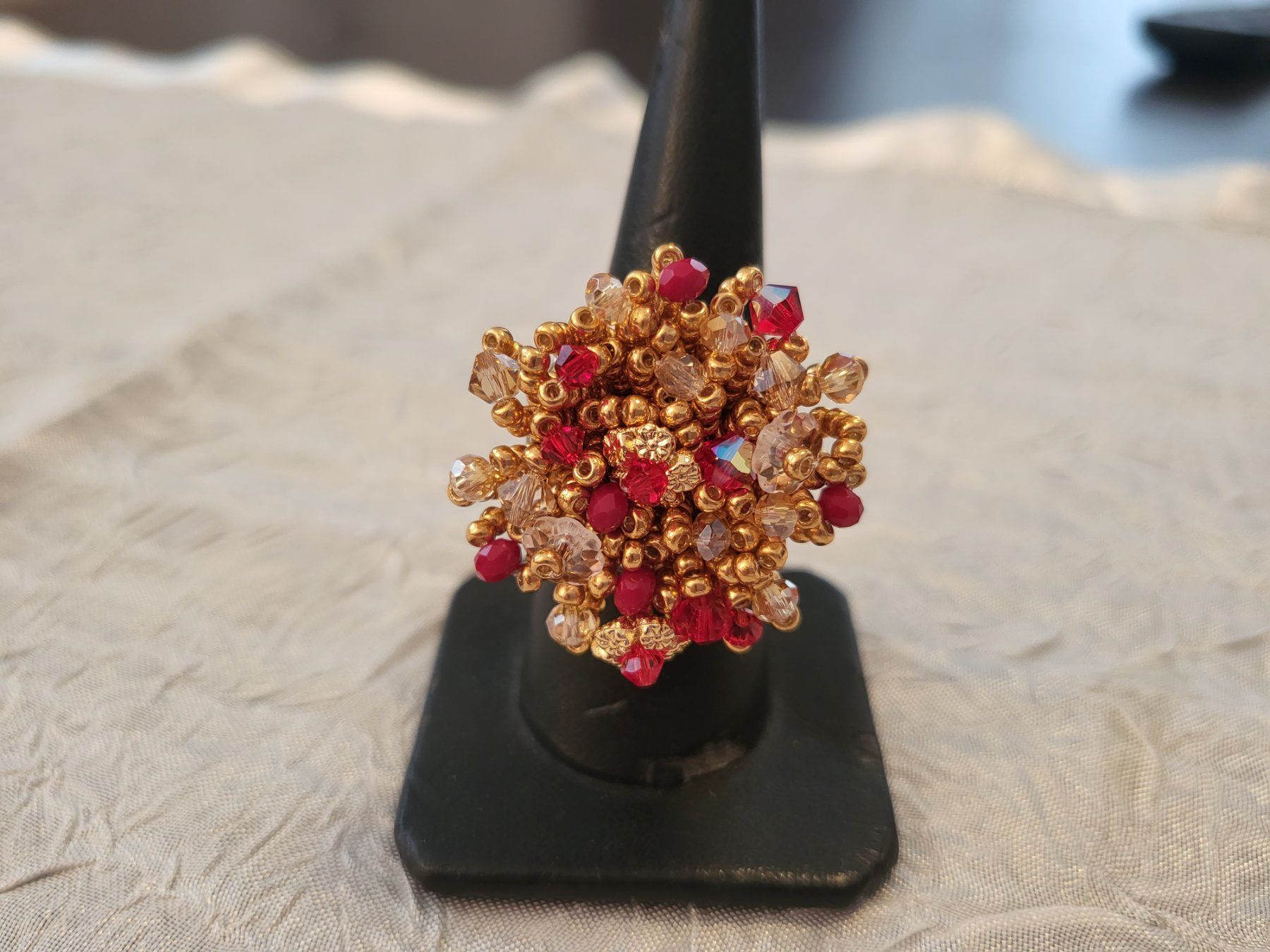 Ringe: Handgemachte swarovski perlen ring – Neu (gemäss Beschreibung) aus Dietikon von Eleda 2