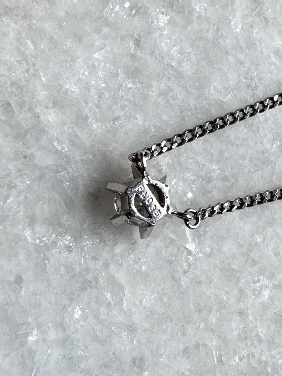 Catenine: Diamant Solitär Kette 0.35 aus Platin – Usato da Kriens venduto da hannaandkiko 7