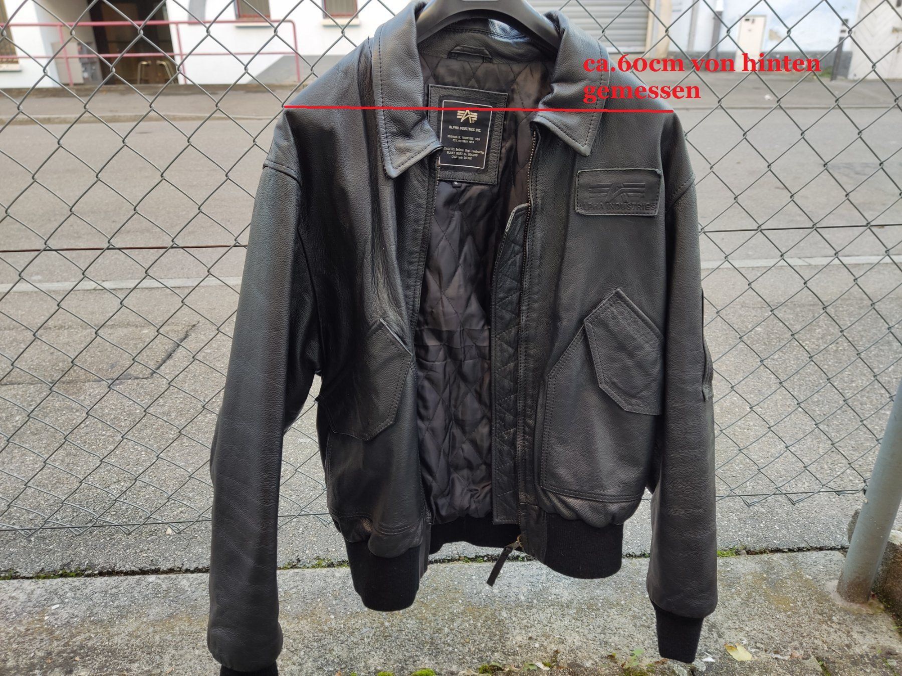 Alpha Industries Giacche: 100% Original Alpha Lederjacke Bomberjacke echtes Leder XL – Nuovo (secondo la descrizione) da Rorschach venduto da Mr_fairprice 2