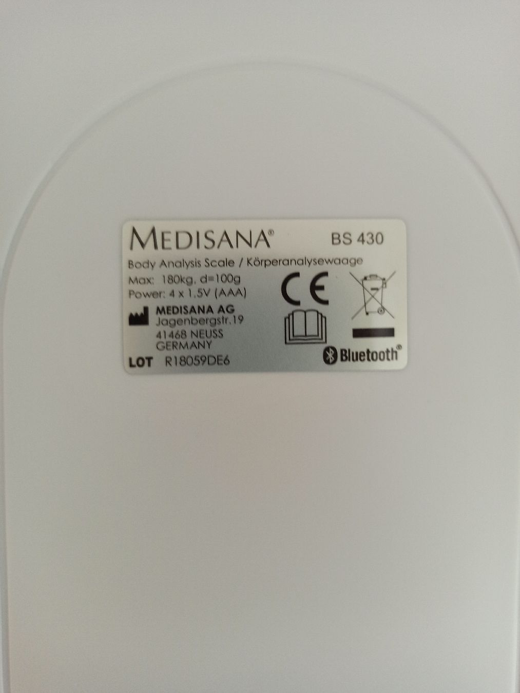 Medisana Pèse-personnes: Medisana Körperanalysewaage BS 430 Bluetooth – D'occasion à Hitzkirch par sevi85 2