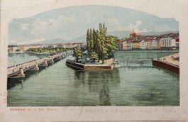 GENÈVE - Pont du Mont-Blanc - 1903