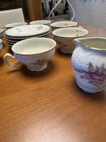 Service à thé ancien Tchécoslovaquie, Bernadotte 🌹☕️ (50)