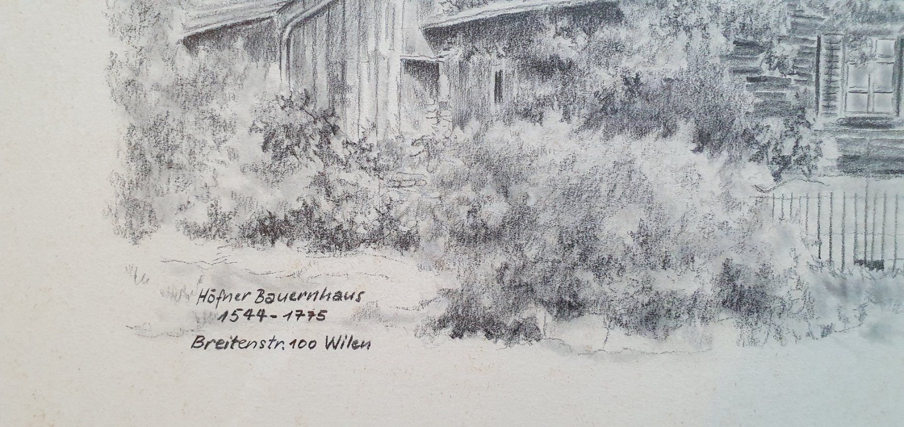 Poster & Bilder: Bild  - Wilen, Bauernhaus Höfner 1544 - 1775 – Gebraucht aus Kreuzlingen von Rschweiz1 2