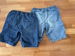 2x Jeans Shorts Gr. 152 Sommer Jungen H&M blau