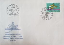 BW34) 1962, Privat illustrierter FDC ohne Adresse selten!!!