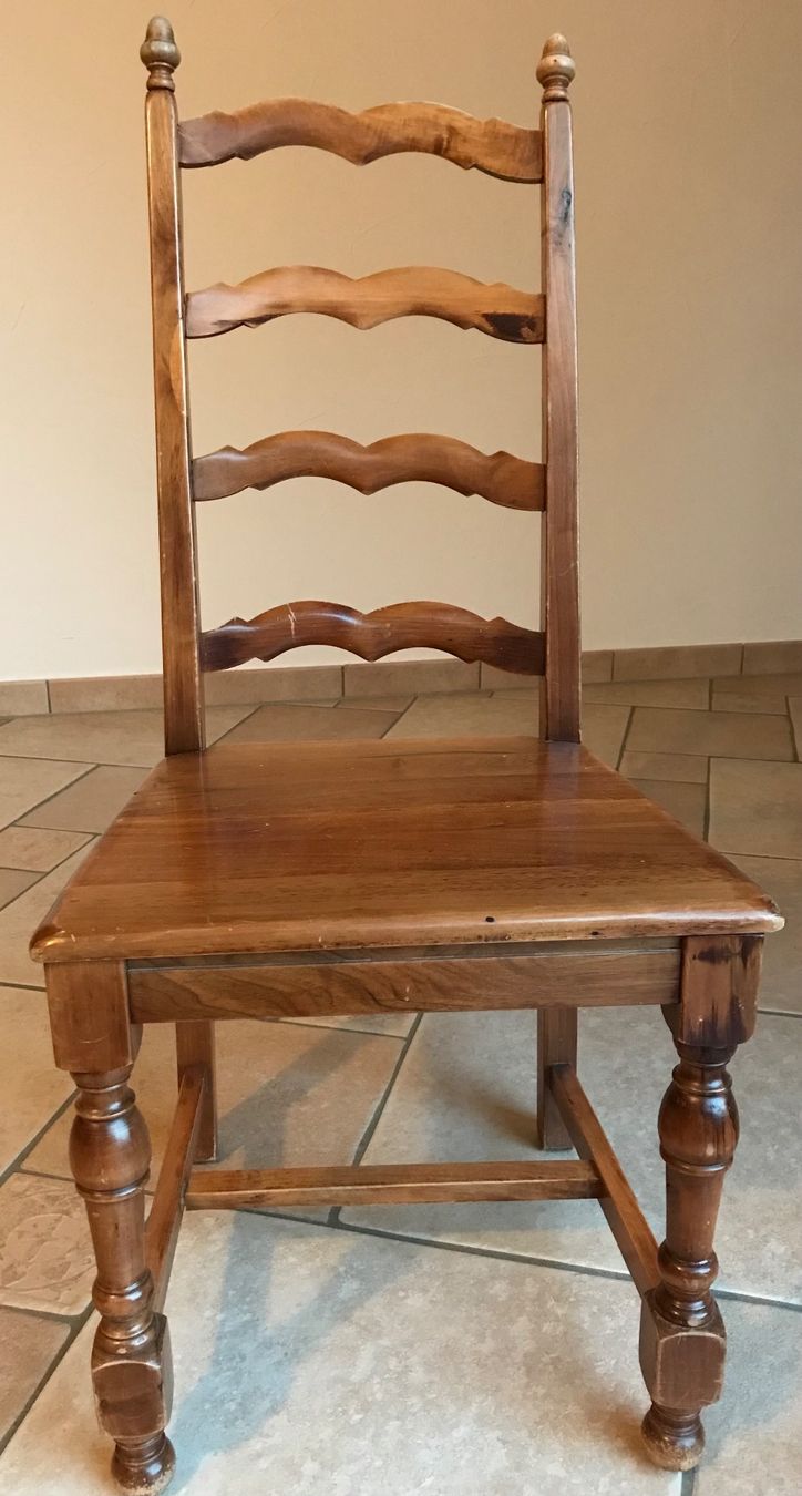 Tavoli: Table en bois massif avec 6 chaises – Usato da Grimisuat venduto da JBCOCCI 5