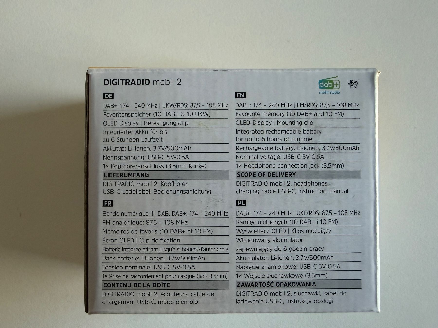Technisat Radios: Digitradio mobil 2 TechniSat OVP – Neu und originalverpackt aus Zofingen von NEOLO 1