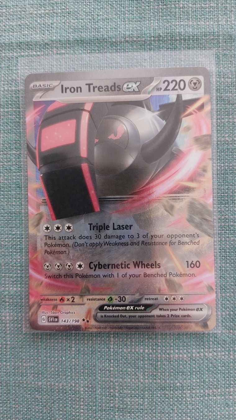 Pokémon Sammelbilder & Trading cards: Iron Treads ex Scarlet&Violet base – Neu (gemäss Beschreibung) aus Bellinzona von Pagur