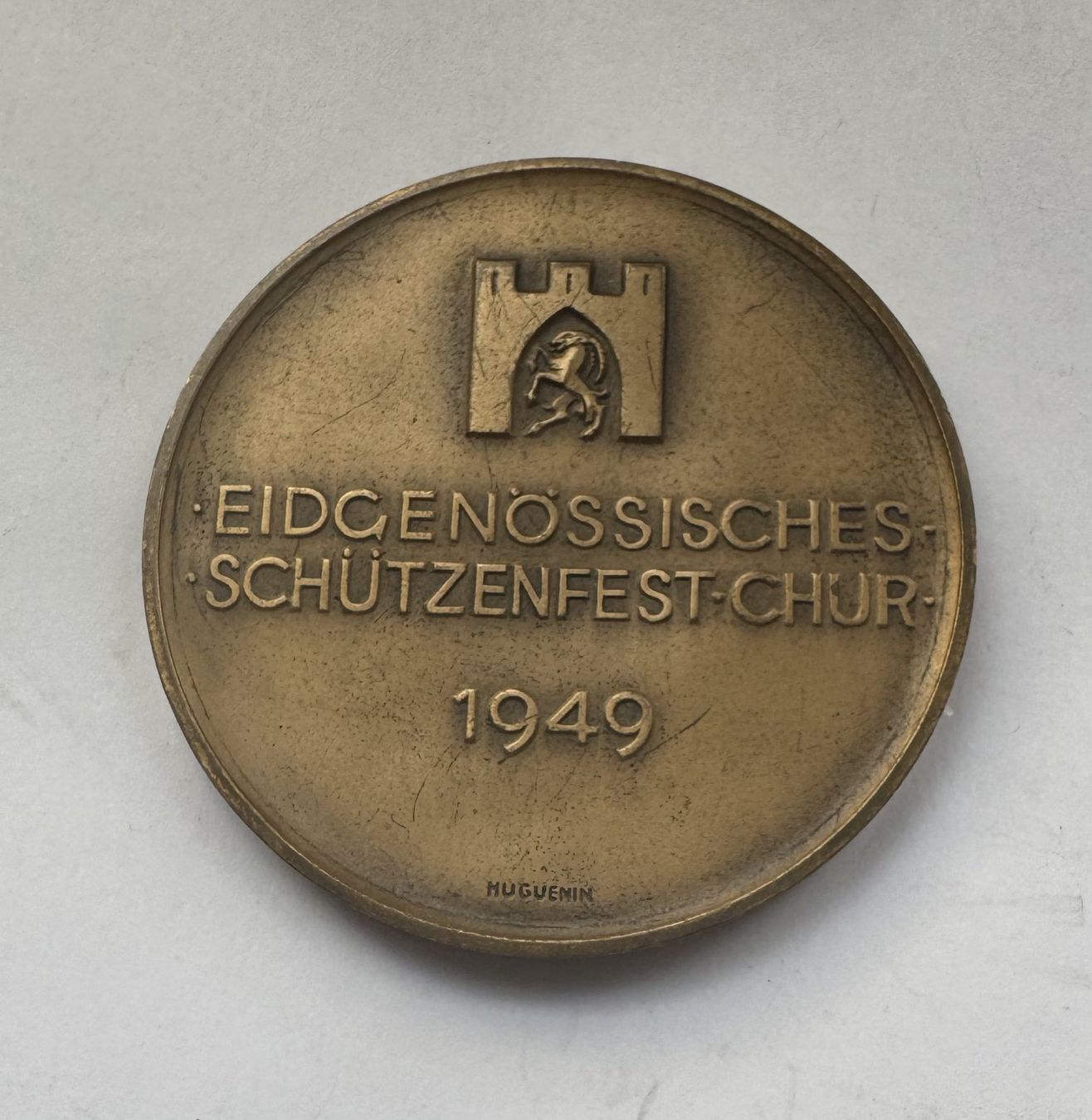 Medaglie: 1949 Schützenmedaille Chur – Usato da Kirchberg SG venduto da Helveticus00 1