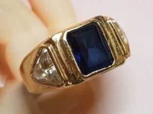 Anelli: Ring in Gelbgold mit Kristall – Nuovo (secondo la descrizione) da Unterägeri venduto da Altgoldschmuck 7