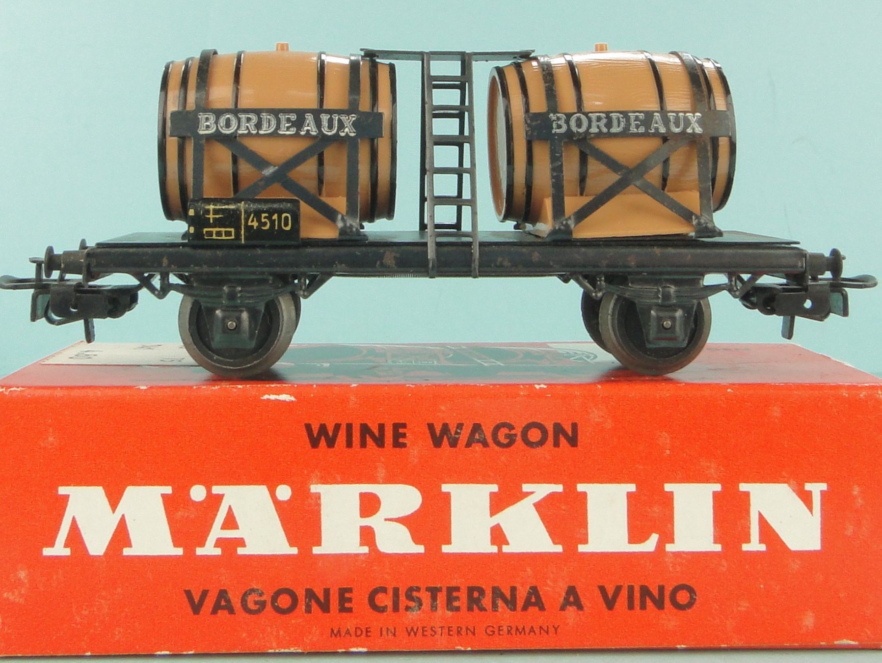 Märklin Modellini di ferrovie: Märklin 4510 Weinwagen – Usato da Bülach venduto da cann11 4