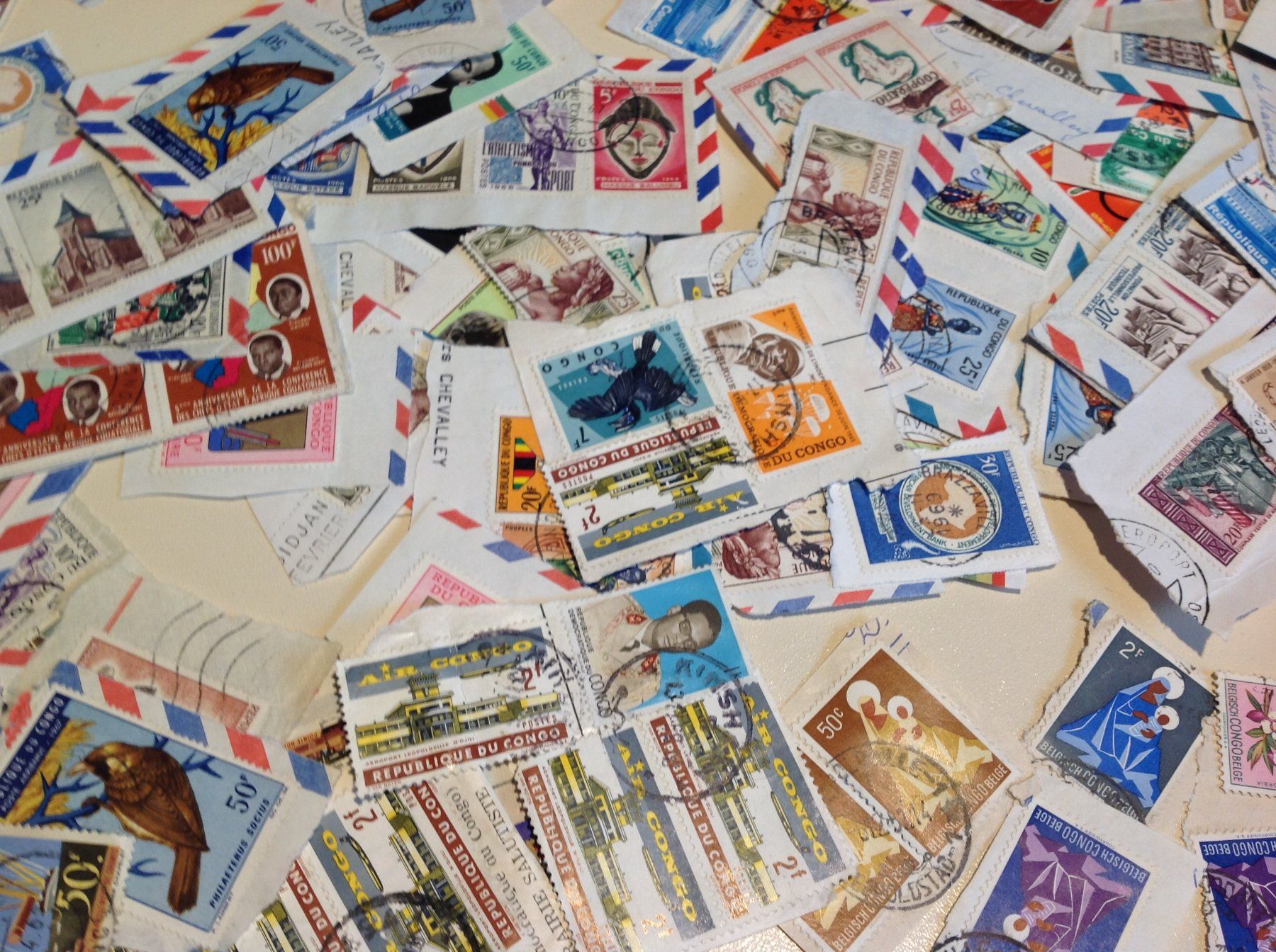 Alle Briefmarken: timbre Congo - RDC - congo belges – Gebraucht aus Vuiteboeuf von broticaire 5