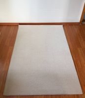 Wohnzimmerteppich rechteckig beige gebraucht Zustand 124x180