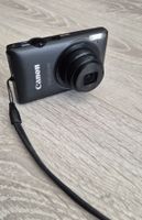 Digitalkamera Canon IXUS 220 HS schwarz mit Zubehör.