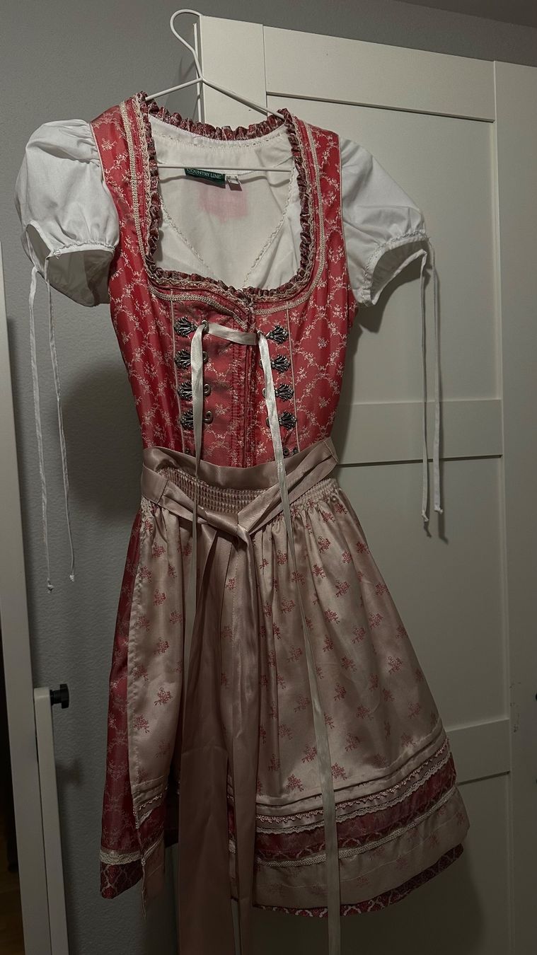 Krüger Robes: Krüger Dirndl Rosa mit Bluse, Gr 34 – D'occasion à Frick par Lari2000 1
