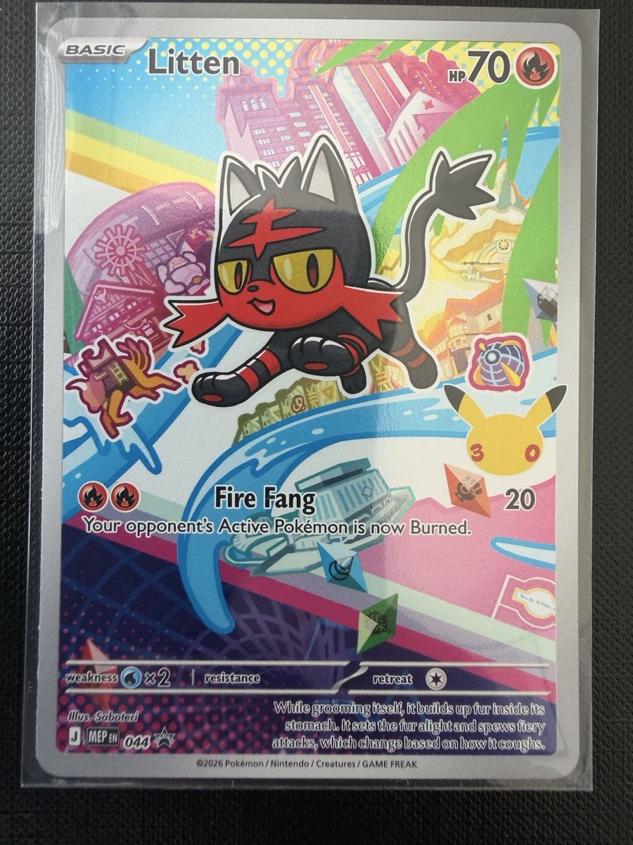 Pokémon Sammelbilder & Trading cards: Litten #044 MEP EN – Neu (gemäss Beschreibung) aus Savigny von Matgab94