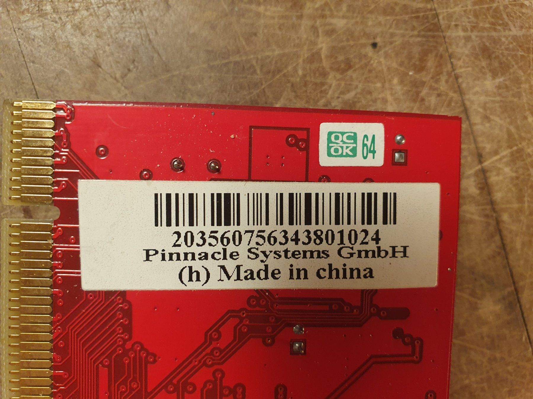Pinnacle MINI-TV 51015697-1 DVB-T Video Capture Card PCI (Gebraucht) in ...