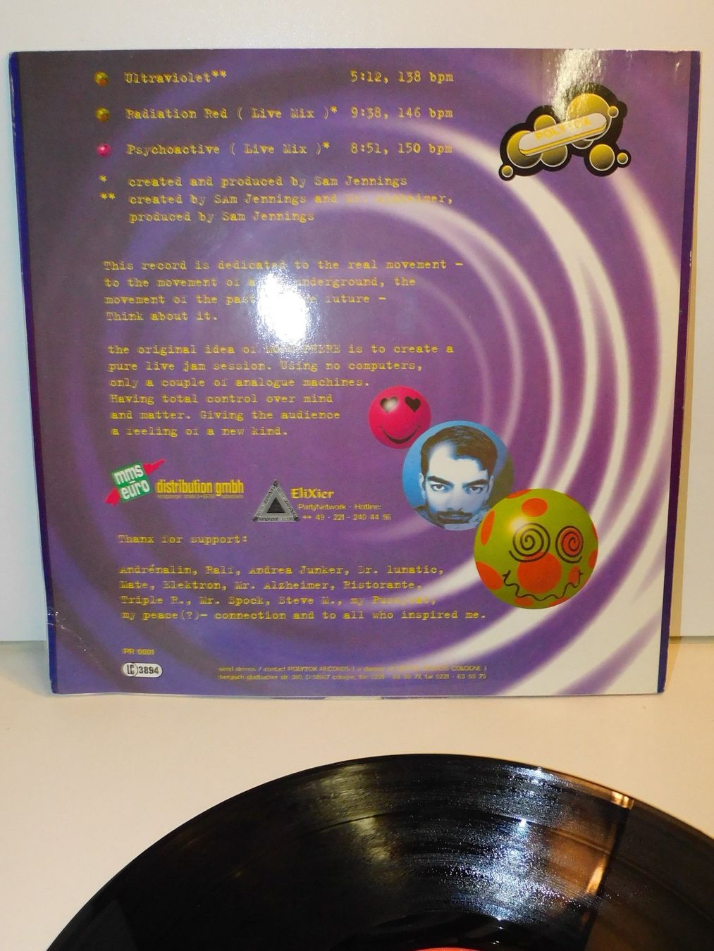 Dischi in vinile: Lp - Monospehre - Psychoactive Live Mix -   1984 - Lp – Usato da Sursee venduto da 76 1