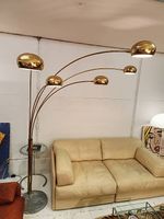 Vintage Bogenlampe goldig 70s made in italy