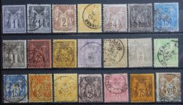 Frankreich ex. Kat. 68-85 gest. 1877/1900 Kat. 250 Euro