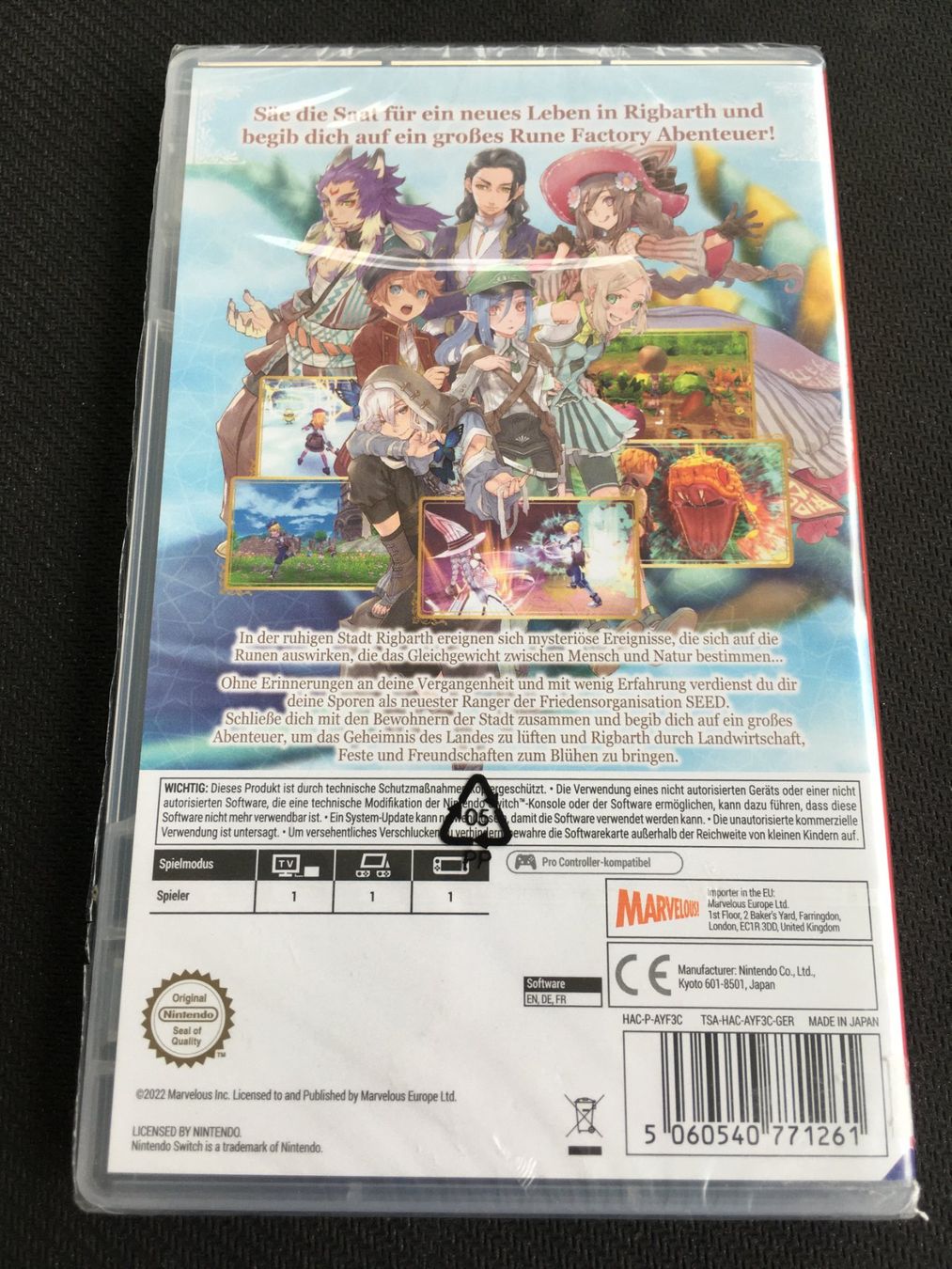 Nintendo Spiele: Rune Factory 5 - Switch (Neu/Sealed) – Neu und originalverpackt aus St.Gallen von sjosjo 1