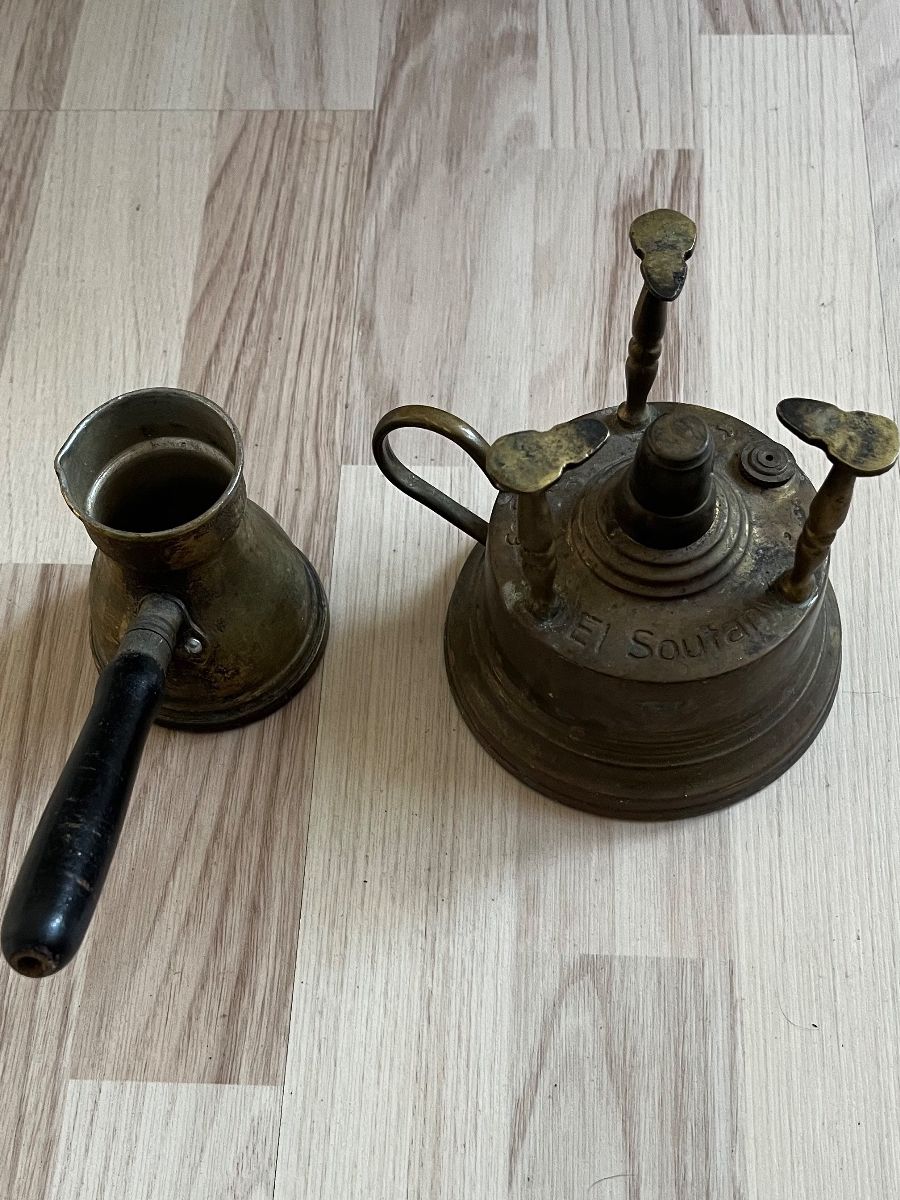Geschirrsets: Traditionelles Orientalisches MESSING-MOKKA-SET-/KÄNNCHEN – Gebraucht aus Islikon von sav_m8xk 4