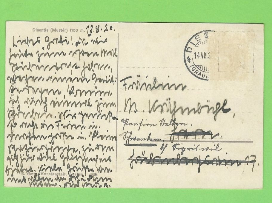 Cartes postales: Disentis (Mustér) – D'occasion à Zürich par t24_de 1
