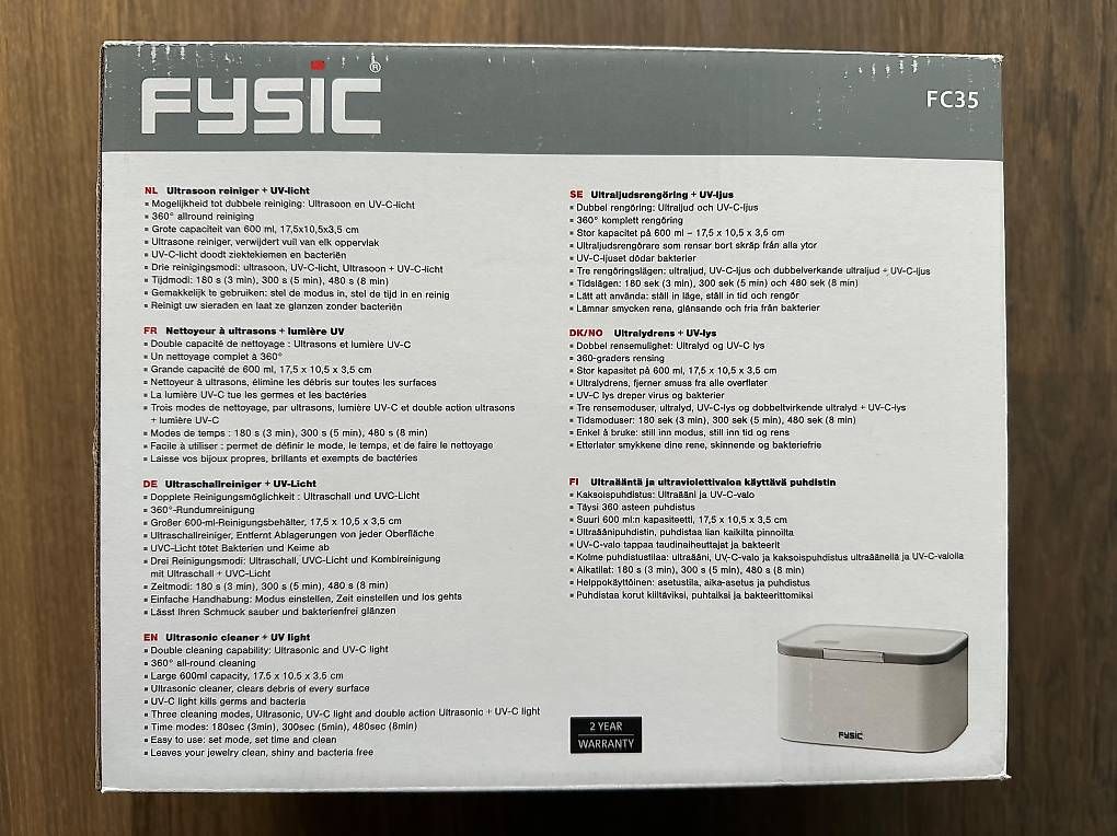 Baby-Mahlzeiten: Fysic FC-35 Ultraschallreiniger – Neu und originalverpackt aus Einsiedeln von UnicornFairy 3