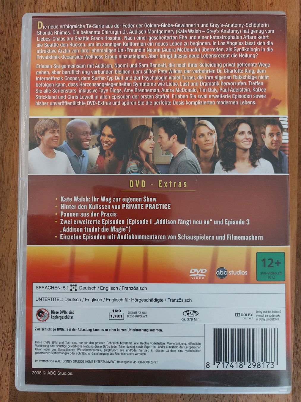 Tutti i DVDs: DVD - Private Practice Staffel 1 – Usato da Rheinfelden venduto da FilmAuktion 1