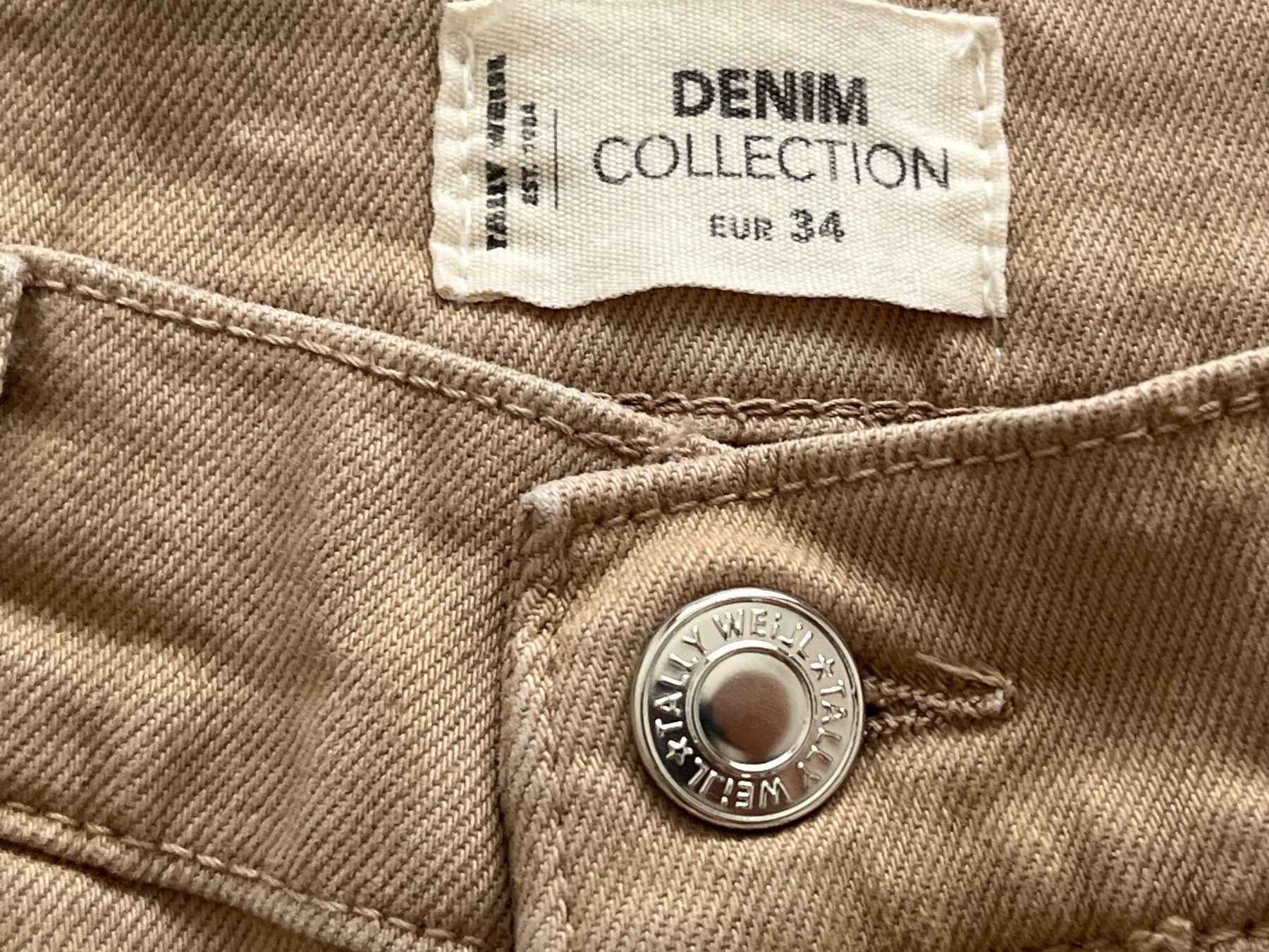 Tally Weijl Jeans: Tally Weijl beige Jeans gr 34 – Neu (gemäss Beschreibung) aus Adligenswil von Phoenix2017 1