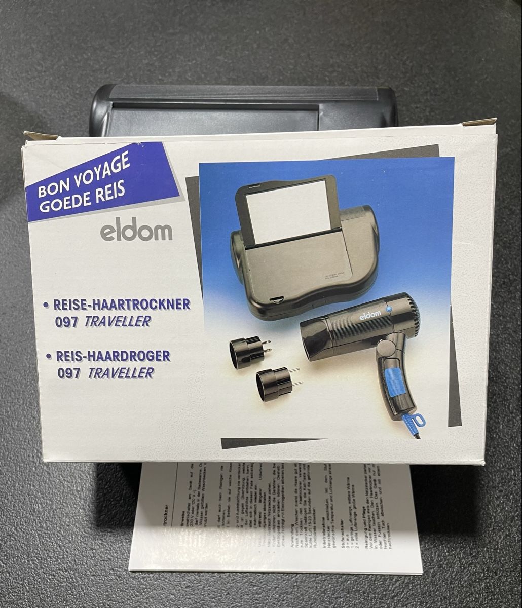 Föhn: Reiseföhn Eldom – Neu und originalverpackt aus Root von HeidyShop