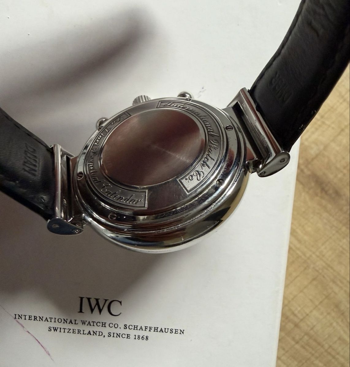 IWC Bracciali & Braccialetti: IWC Da Vinci ewiger Kalender Chronograph – Usato da Zürich venduto da daki81 4