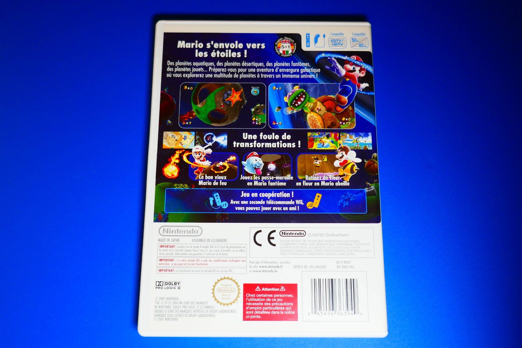 Nintendo Spiele: Super Mario Galaxy & VIP - Nintendo Wii – Gebraucht aus Vuarrens von Espace-Retro 4