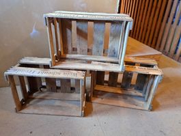 Holzkisten Weinkisten 3er Set gebrauchter Zustand