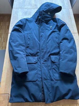 Blauer USA Daunen Wintermantel, Grösse M, Top Zustand!