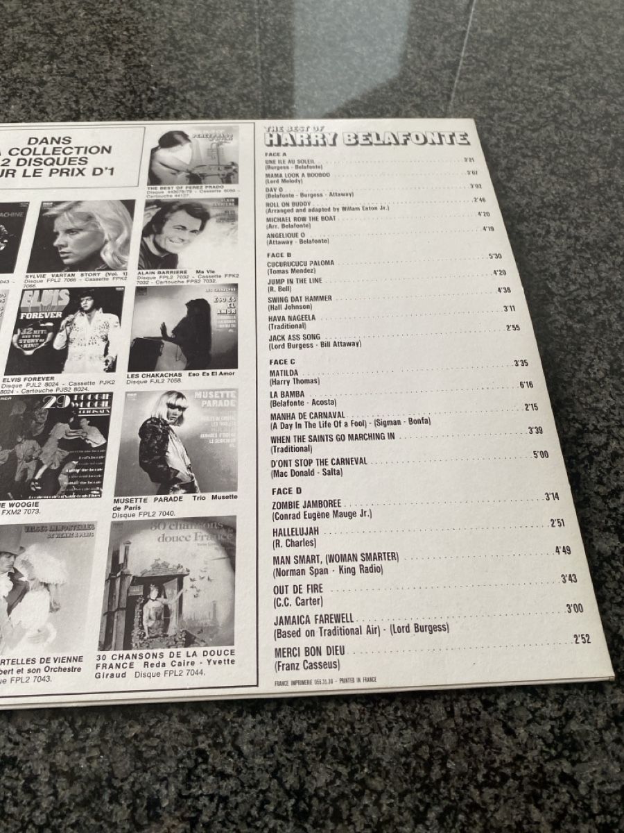 Schallplatten: Harry Belafonte LP – Gebraucht aus St.Gallen von Design04 1