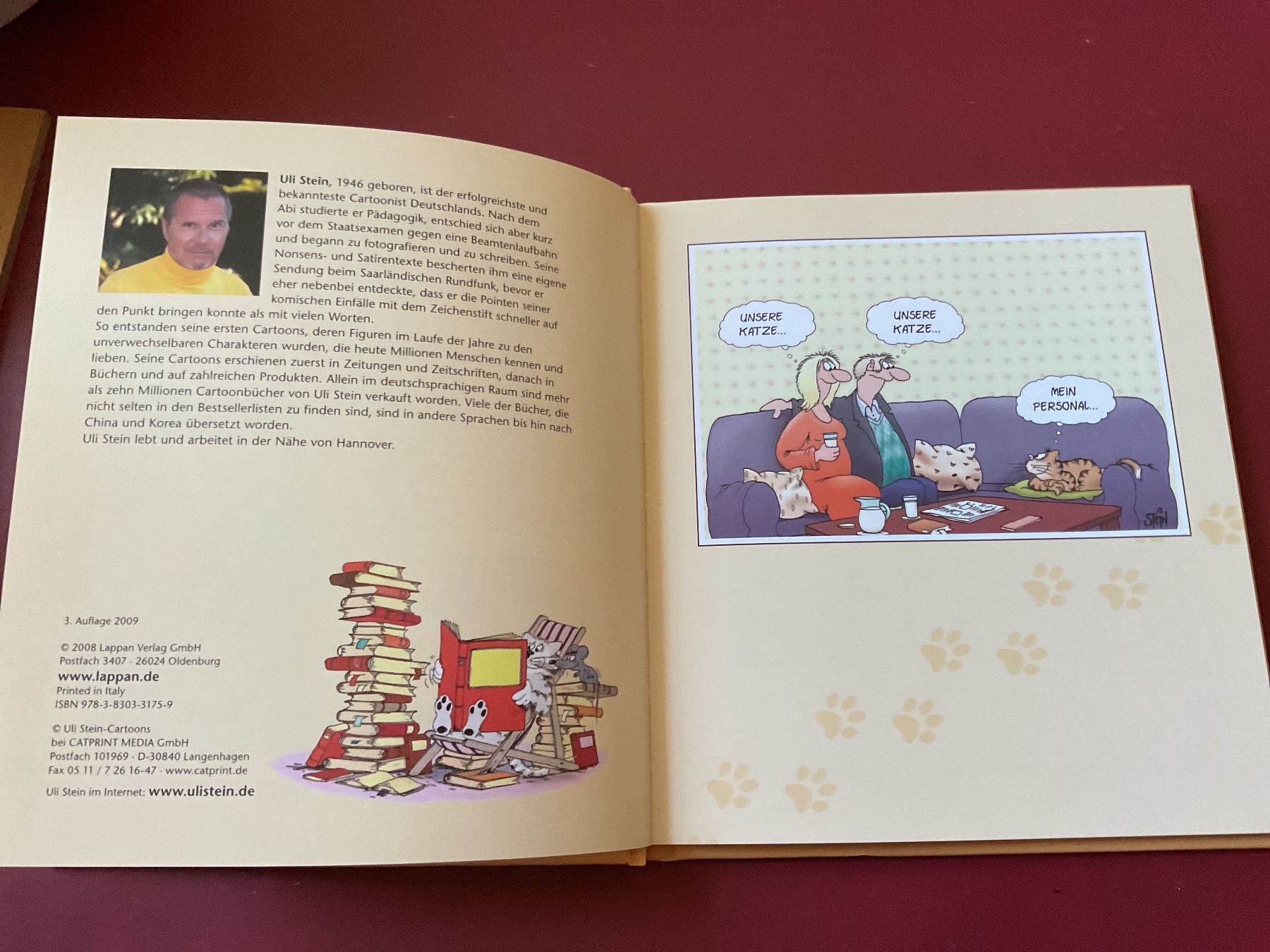 Libri: 3 Bücher v. Uli Stein; Katzen/Hunde/Klima – Nuovo (secondo la descrizione) da Tecknau venduto da Gluschtikum 1