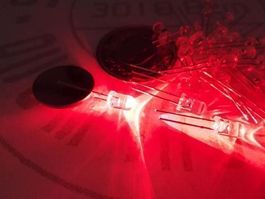 LED 5mm klar/rot, 20 Stück
