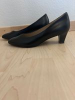 Elegante Schwarze Leder Pumps von Gabor Gr. 39 Top Zustand!