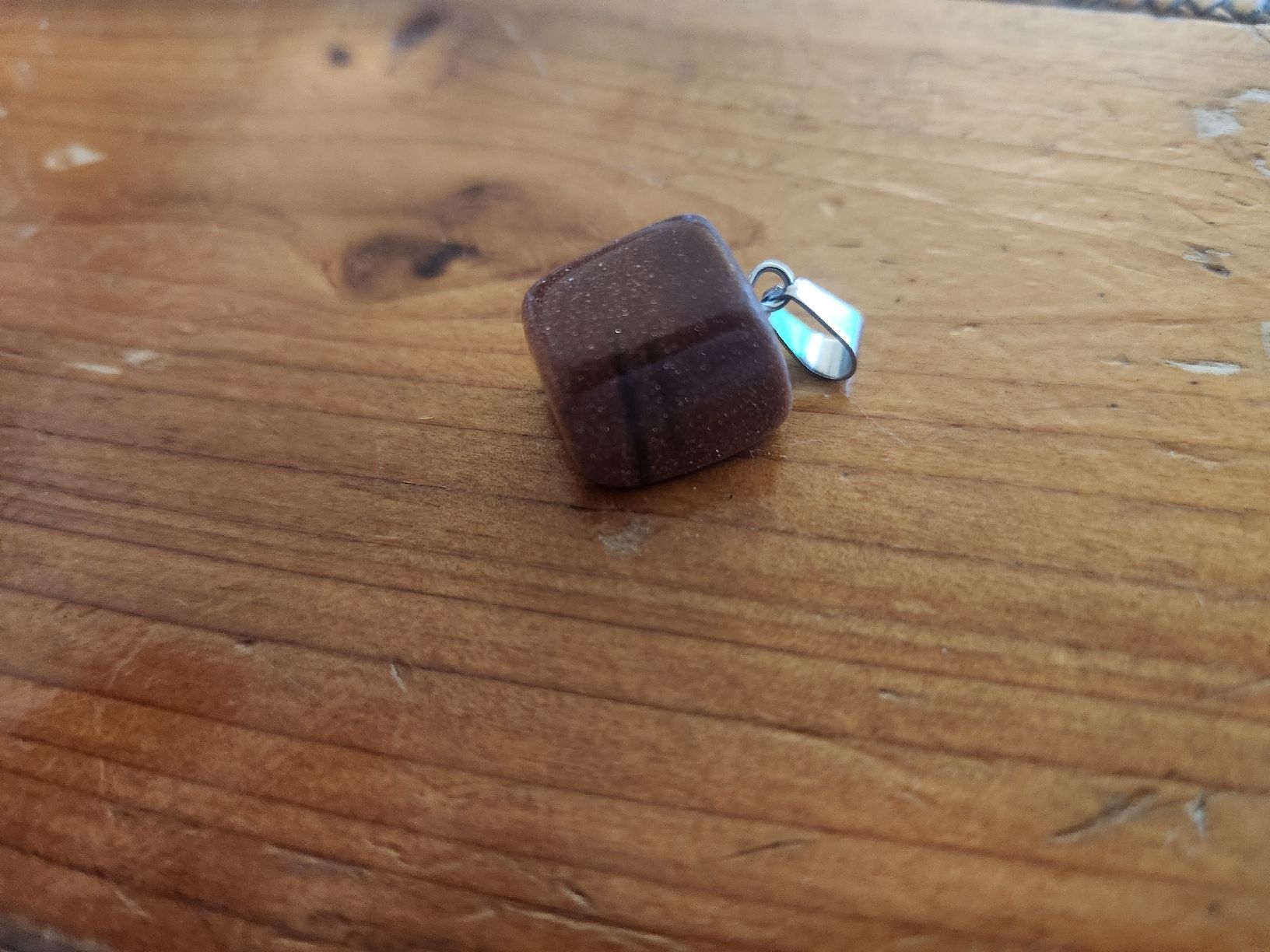 Anhänger: Pendentif en pierre de soleil – Neu (gemäss Beschreibung) aus Territet von Cenh 1