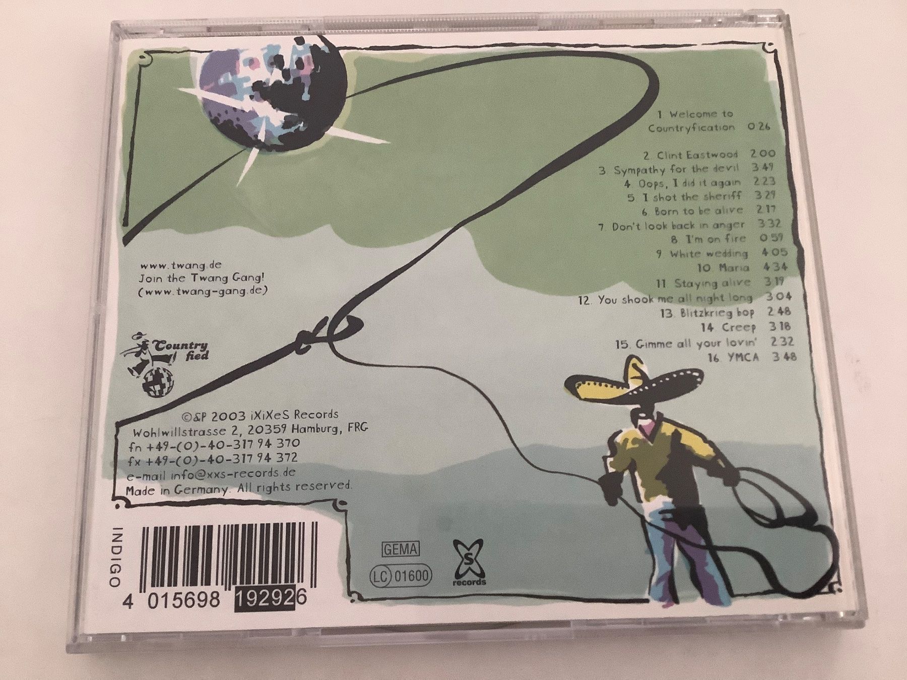 CD: The Twang / Countryfication / 2003 – Usato da Dübendorf venduto da Shreck 1