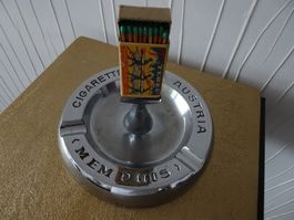 Memphis Cigaretten. -  alter Stammtisch Aschenbecher