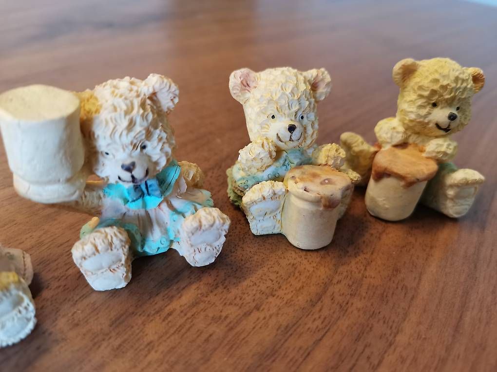Statuette: 4er-Set Teddybären-Figuren – Usato da Fischbach LU venduto da goldfischli8 1
